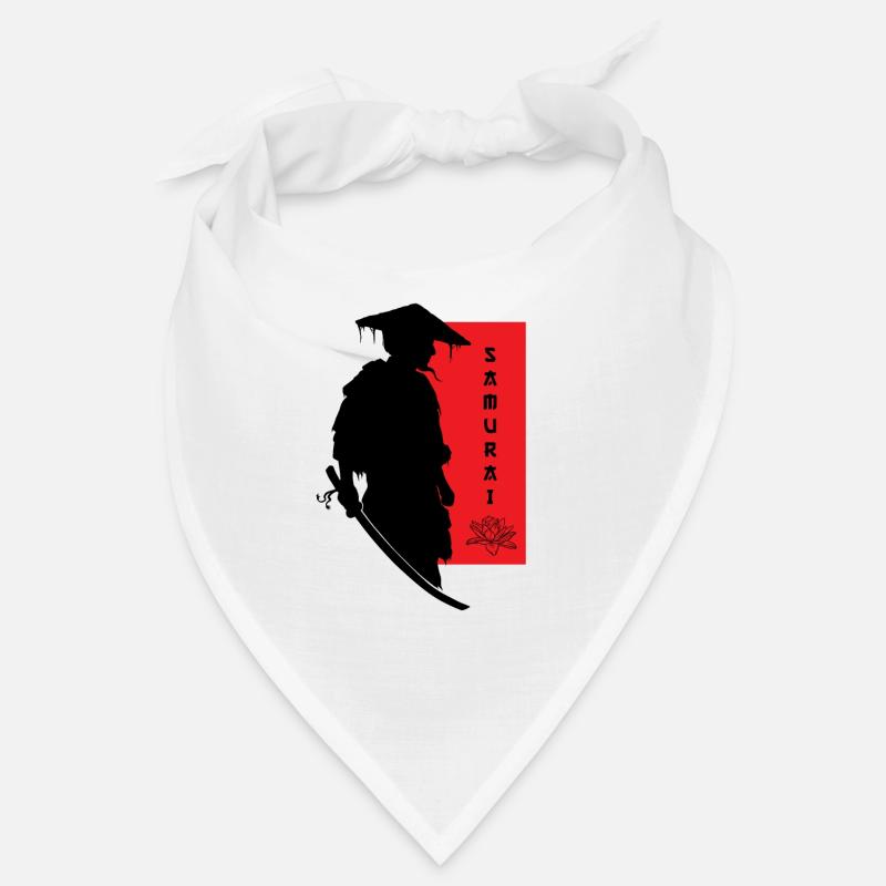 Samurai Blume Krieger Seelenfrieden Kunst Bandana