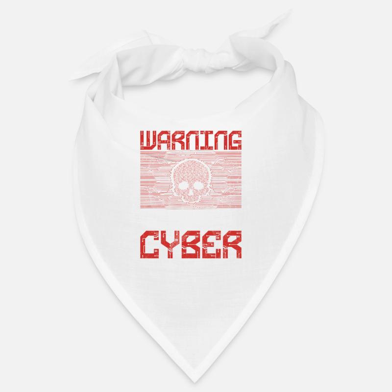 Cyber-sicherheits-hacker-hacking - Bandana - Weiß