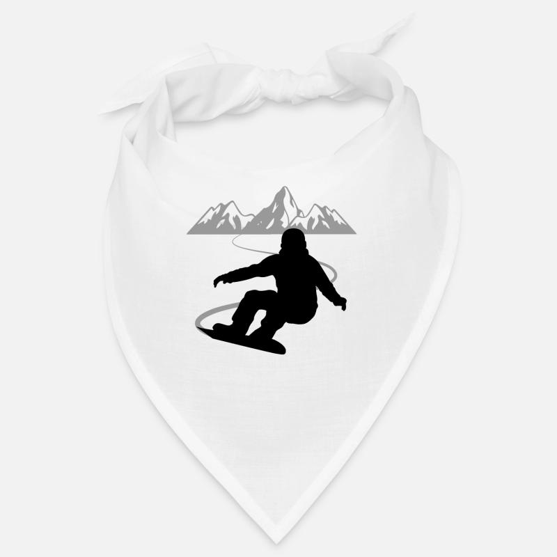 Snowboarder's panorama - pure summit atmosphere Bandana