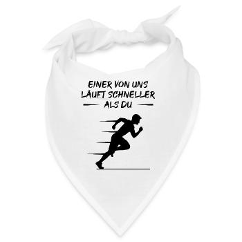 Schneller Sprinter Herausforderung - Bandana - Weiß - Vorne