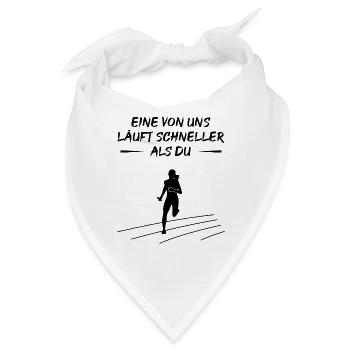 Schneller Sprint - Herausforderung Pur - Bandana - Weiß - Vorne