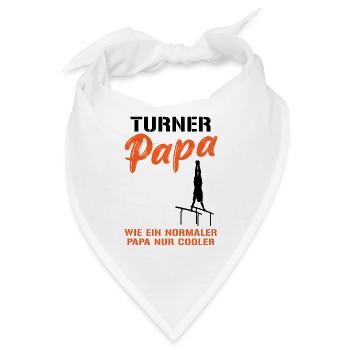 Turner Papa – Sportliche Coolness vereint - Bandana - Weiß - Vorne