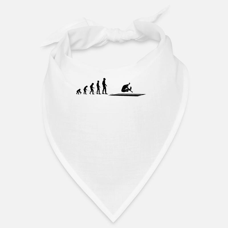 Athlète de saut en longueur Evolution - Cadeau Bandana