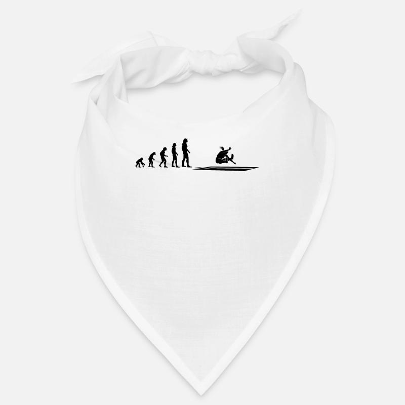 Weitsprung Evolution Athletin Geschenk Bandana