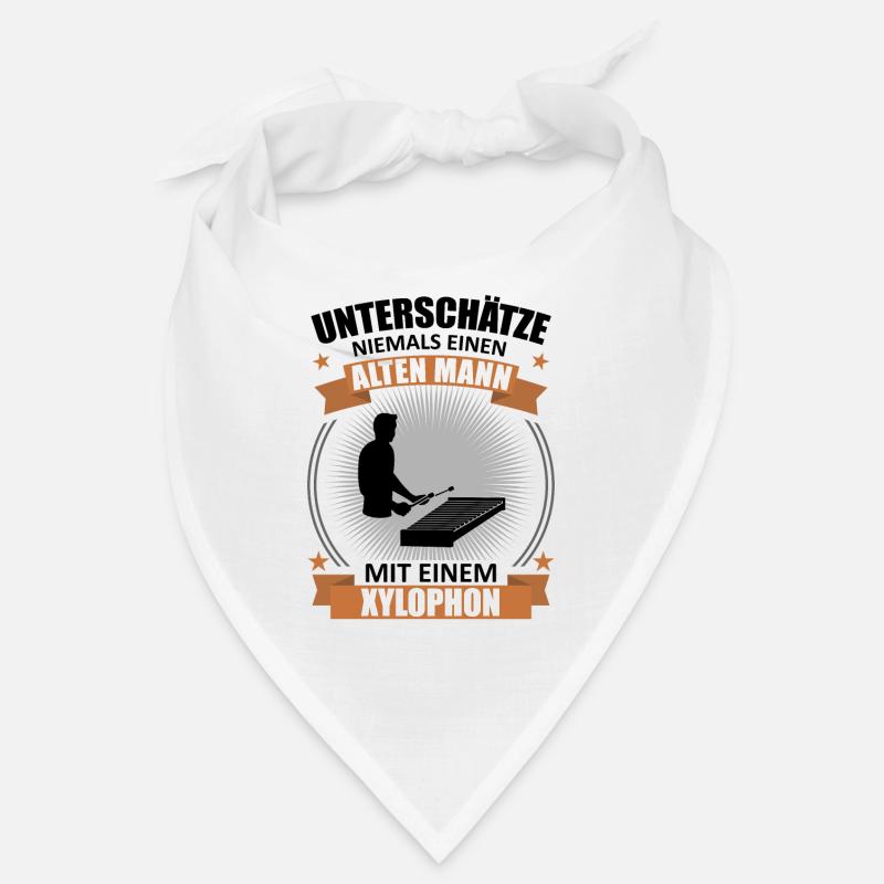 Old Master on the Xylophone Indomitable Gift Bandana