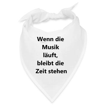 Zeitlos Geschenk - Bandana - Weiß - Vorne