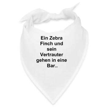 Vertraute Freunde Geschenk - Bandana - Weiß - Vorne