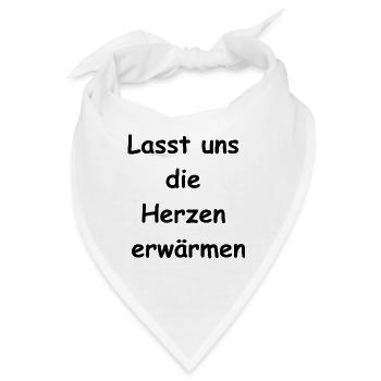 Frohes Fest Geschenk - Bandana - Weiß - Vorne