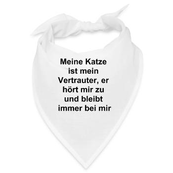 Tierischer Begleiter - Bandana - Weiß - Vorne