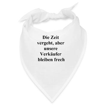 Personalisierte Geschenke für jeden Anlass - Bandana - Weiß - Vorne