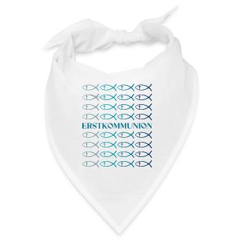 Erstkommunion Fisch Kommunionsoutfit Kommunion - Bandana - Weiß - Vorne