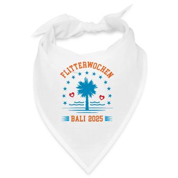 Flitterwochen Bali 2025 Hochzeitsreise Indonesien - Bandana - Weiß - Vorne
