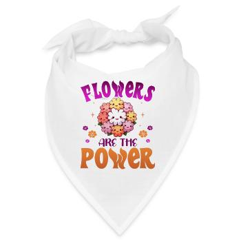 Kawaii Phrase Positiv 70er & 80er Jahre - Bandana - Weiß - Vorne
