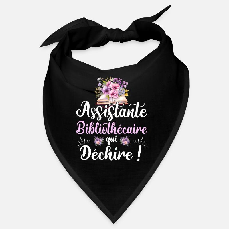Assistante Bibliothécaire Qui Déchire Bandana