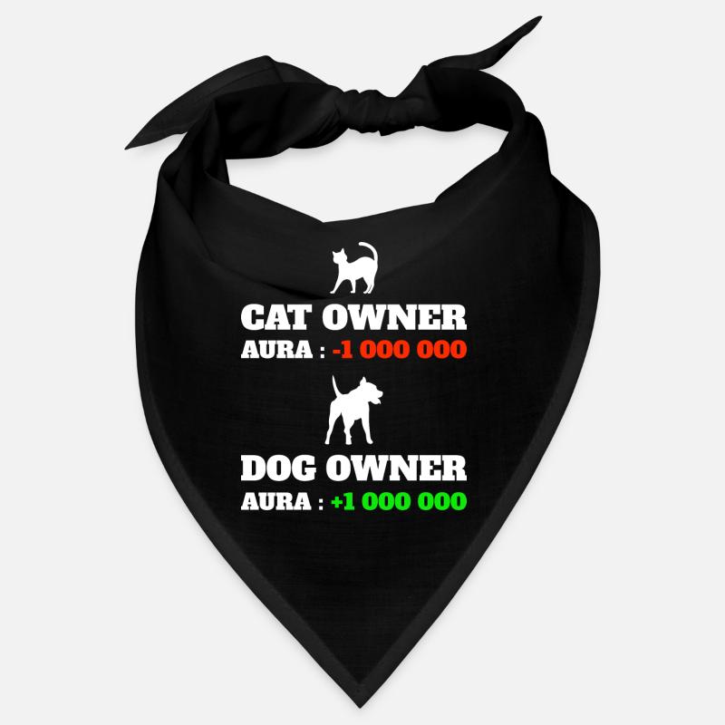 Points Aura Humour Meme Aura Chien Bandana