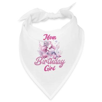 Mutter Tochter Geburtstag Tochter Mama - Bandana - Weiß - Vorne