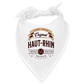 Departamento Haut-Rhin Frankreich - Bandana - Weiß - Vorne