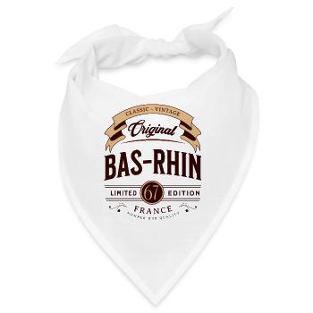 Departamento Bas-Rhin Frankreich - Bandana - Weiß - Vorne