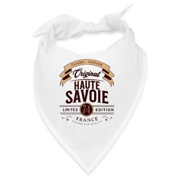 Departamento Haute-Savoie, Frankreich - Bandana - Weiß - Vorne