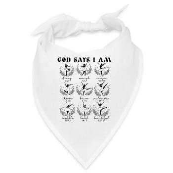 Christliche Bibel Balletttänzerin - Bandana - Weiß - Vorne
