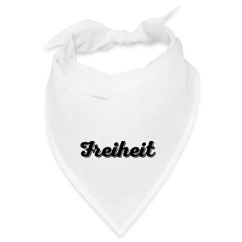 Freiheit - Bandana - Weiß - Vorne
