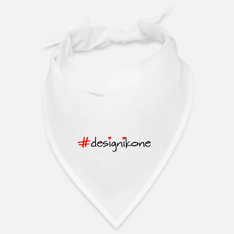 designikone - Bandana - Weiß