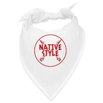 Indianer: Native Style - Bandana - Weiß - Vorne