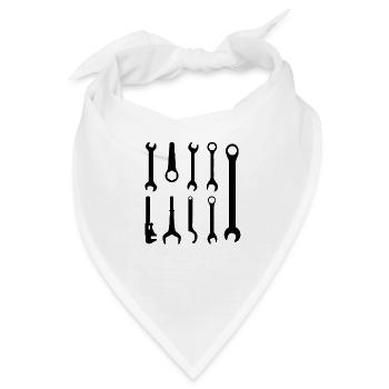 Werkzeug - Bandana - Weiß - Vorne