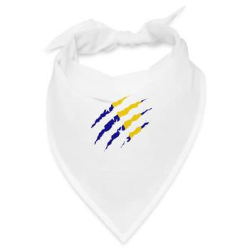 Claw Klaue Laender Bosnien Herzegowina png - Bandana - Weiß - Vorne