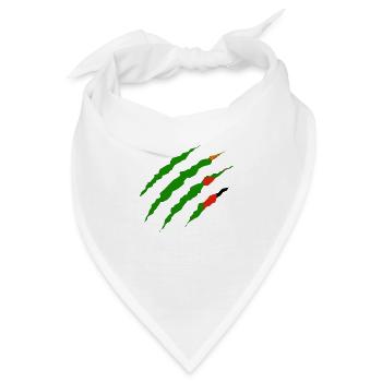 Claw Klaue Laender Sambia png - Bandana - Weiß - Vorne