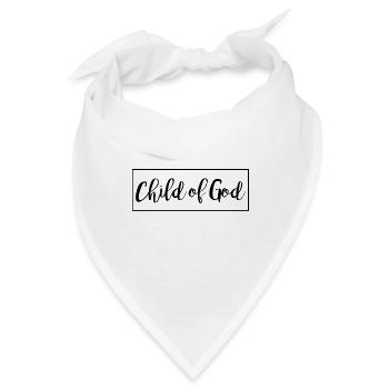 Kind Gottes - Bandana - Weiß - Vorne