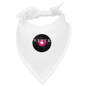 Vinyl - Bandana - Weiß - Vorne