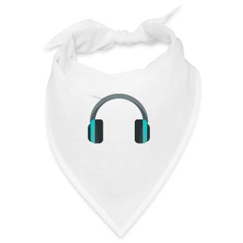 Kopfhörer headphones - Bandana - Weiß - Vorne