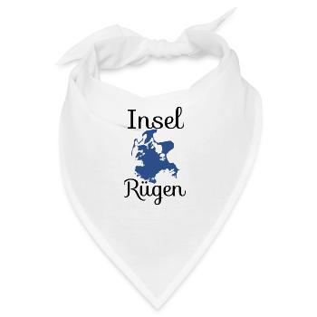 Insel Rügen - Bandana - Weiß - Vorne