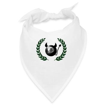 Billard - Bandana - Weiß - Vorne