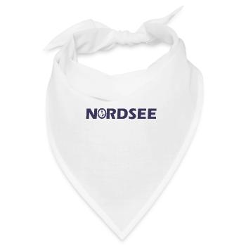 Nordsee - Bandana - Weiß - Vorne