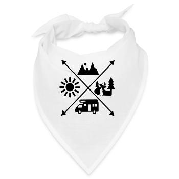Wohnmobil - Bandana - Weiß - Vorne