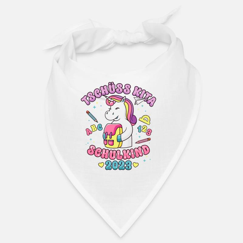 Schulkind Einschulung Mädchen Einhorn Geschenk Bandana