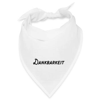 Dankbarkeit - Bandana - Weiß - Vorne