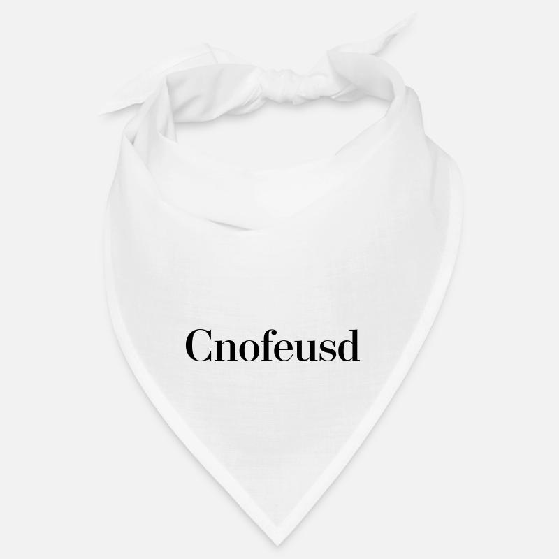 Confused black Bandana