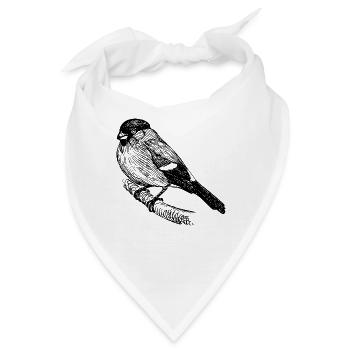 b i r d541 - Bandana - Weiß - Vorne