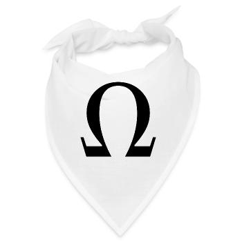 Omega - Bandana - Weiß - Vorne