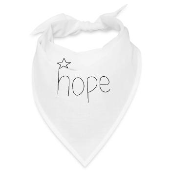Hope - Bandana - Weiß - Vorne