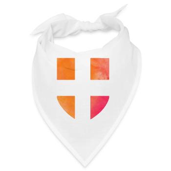 Maske mit Haut-Savoyard-Abzeichen - Bandana - Weiß - Vorne