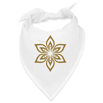 Symbol Geschenk Ornament Ethnic Spirit Art Orient - Bandana - Weiß - Vorne