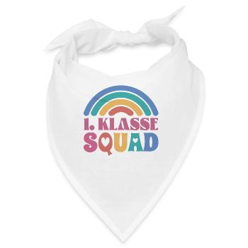 Einschulung Tschüss Kindergarten - Bandana - Weiß - Vorne
