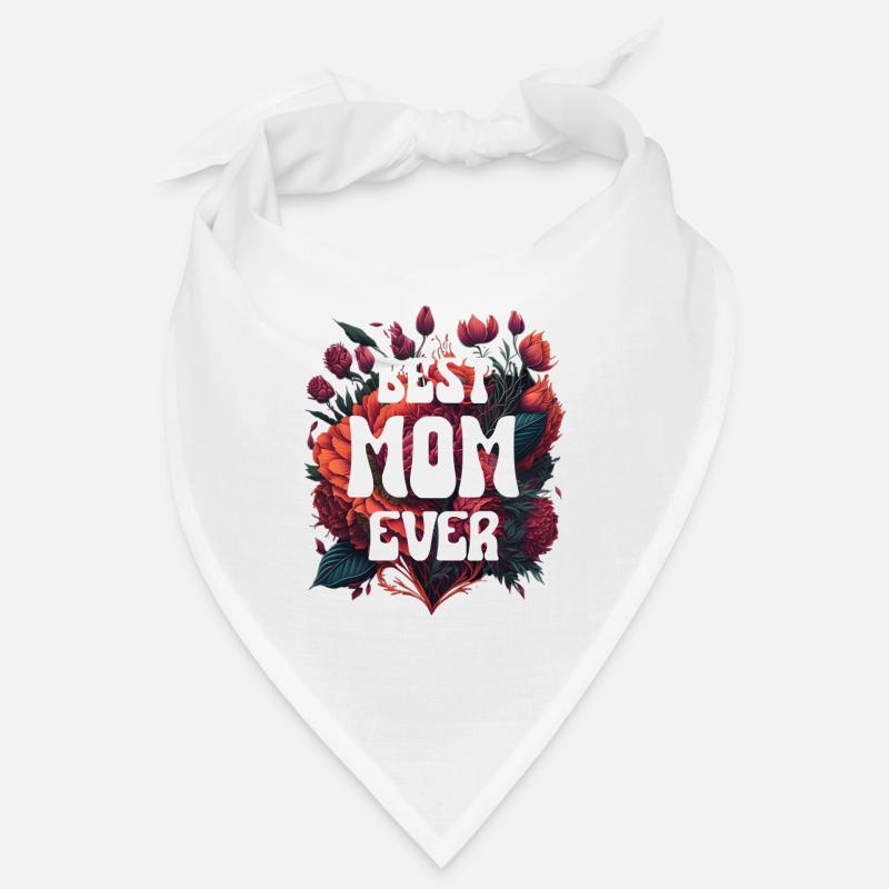 beste Mutter - Best Mom Ever Blumen Bandana