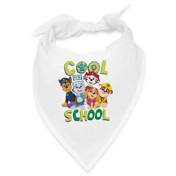 Paw Patrol Hauptcharaktere Cool For School - Bandana - Weiß - Vorne