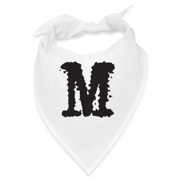 M - Bandana - Weiß - Vorne