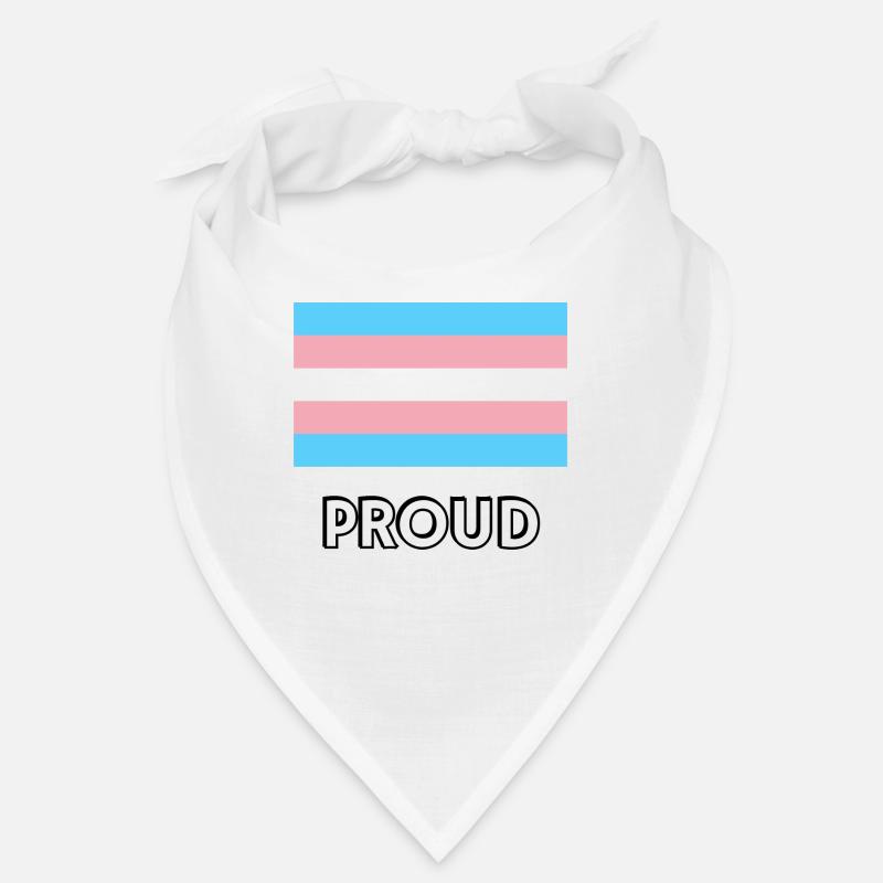 Drapeau trans PROUD Bandana